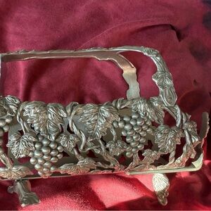Largentiere of Italy silver plate wine bottle holder Adjustable